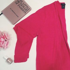 Hot pink cardigan